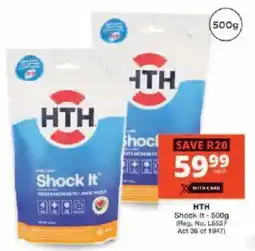 Checkers HTH Shock It offer