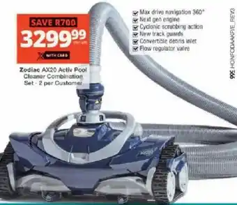 Zodiac AX20 Activ Pool Cleaner Combination