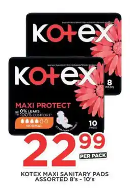 OK Express KOTEX MAXI SANITARY PADS Assorted offer
