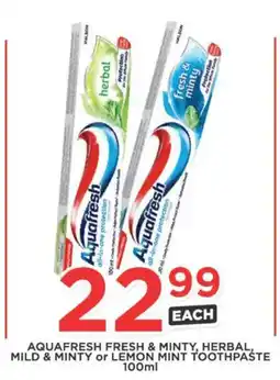 OK Express Aquafresh toothpaste offer