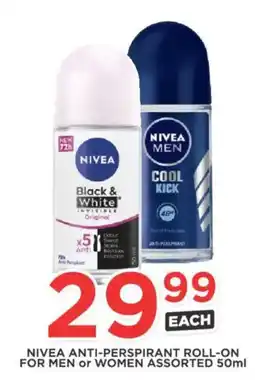 OK Express NIVEA ANTI-PERSPIRANT ROLL-ON Assorted offer