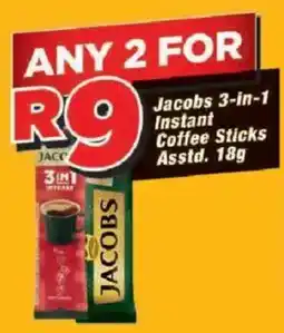 OK Grocer Jacobs 3-in-1 Instant Coffee Sticks offer