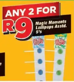 OK Grocer Magic Moments Lollipops Assorted offer