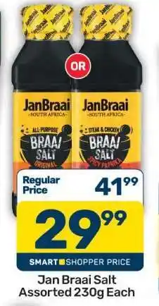 Pick n Pay Jan Braai Salt Assorted 230g Each offer