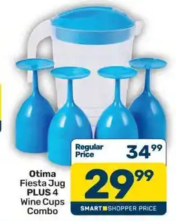 Pick n Pay Otima Fiesta Jug PLUS 4 Wine Cups Combo offer