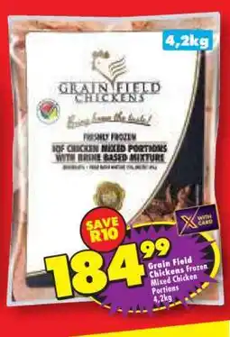 Shoprite GRAIN FIELD CHICKENS FROZEN MIXED CHICKEN PORTIONS 4,2kg offer