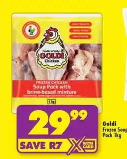 Shoprite Goldi Frozen Soup Pack 1kg offer