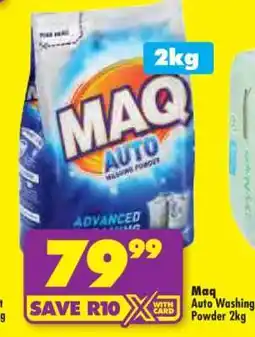 Shoprite Maq Auto Washing Powder 2kg offer