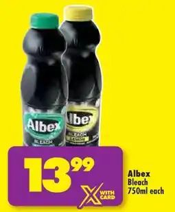 Shoprite Albex Bleach 750ml each offer