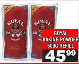 Advance Cash n Carry ROYAL Baking Powder 500g Refill offer