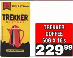 Advance Cash n Carry TREKKER COFFEE 60G X 16's offer