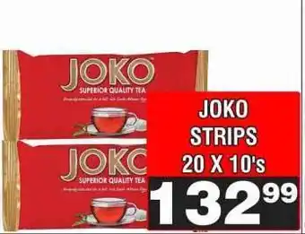 Advance Cash n Carry JOKO STRIPS 20 X 10's offer