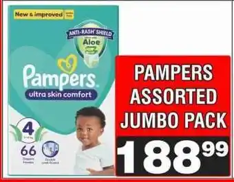 Advance Cash n Carry PAMPERS ASSORTED JUMBO PACK offer