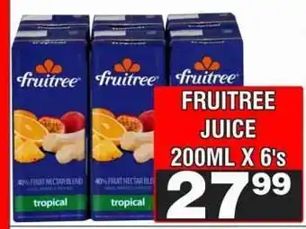Advance Cash n Carry FRUITREE JUICE 200ML X 6's offer