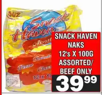 Advance Cash n Carry SNACK HAVEN NAKS offer