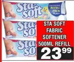 Advance Cash n Carry Sta Soft Fabric Softener 500ml Refill offer