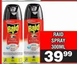 Advance Cash n Carry RAID SPRAY 300ML offer