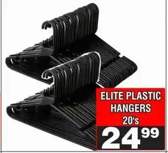 Advance Cash n Carry ELITE PLASTIC HANGERS 20's offer