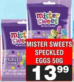 Advance Cash n Carry MISTER SWEETS SPECKLED EGGS 50G offer