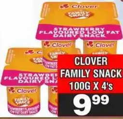 Advance Cash n Carry Clover Family Snack 100g x 4's offer