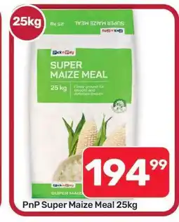 Pick n Pay Hypermarket PnP Super Maize Meal 25kg offer