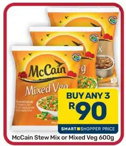 Pick n Pay Hypermarket McCain Stew Mix or Mixed Veg 600g offer