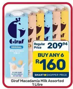 Pick n Pay Hypermarket Giraf Macadamia Milk Assorted 1 Litre offer