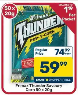Pick n Pay Hypermarket Frimax Thunder Savoury Corn 50 x 20g offer