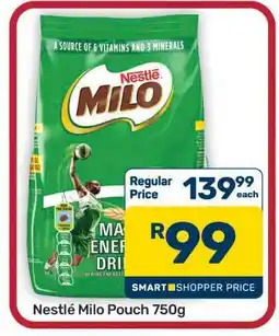 Pick n Pay Hypermarket Nestle Milo Pouch 750g offer