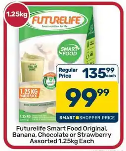 Pick n Pay Hypermarket Futurelife Smart Food Original, Banana, Chocolate or Strawberry Assorted 1.25kg offer