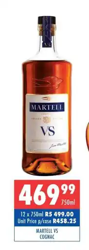 Ultra Liquors MARTELL VS offer