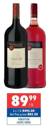 Ultra Liquors Robertson Chapel Range offer
