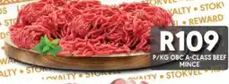 OBC Meat & Chicken OBC A-CLASS BEEF MINCE offer