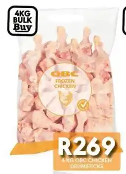 OBC Meat & Chicken OBC Frozen Chicken Drumsticks offer