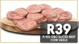 OBC Meat & Chicken OBC SLICED BEEF COW HEELS offer