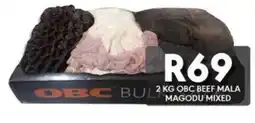 OBC Meat & Chicken OBC BULK BEEF MALA MAGODU MIXED offer