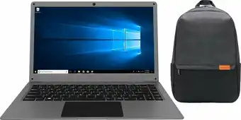 Incredible Connection RCT Zea 3 Celeron 4GB RAM 500GB HDD Laptop and Everki Bag Bundle offer