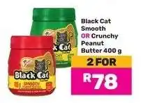 Game Black Cat Smooth OR Crunchy Peanut Butter 400 g offer