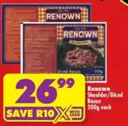 Shoprite Renown Shoulder/Diked Bacon offer