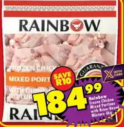 Shoprite Rainbow Frozen Chicken Mixed Portions offer