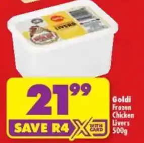 Shoprite Goldi Frozen Chicken Livers offer
