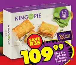 Shoprite King Pie Frozen Pies offer
