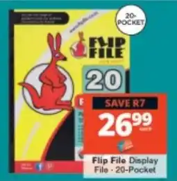 Checkers Flip File Display File offer