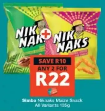 Simba Niknaks Maize Snack
