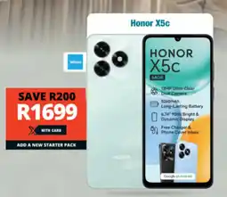 Checkers Honor X5c offer
