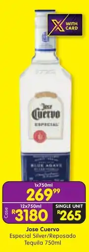 Shoprite Liquor Jose Cuervo Especial Silver/Reposado Tequila offer