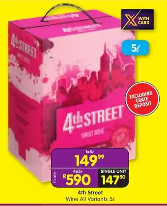 4th Street Wine All Variants