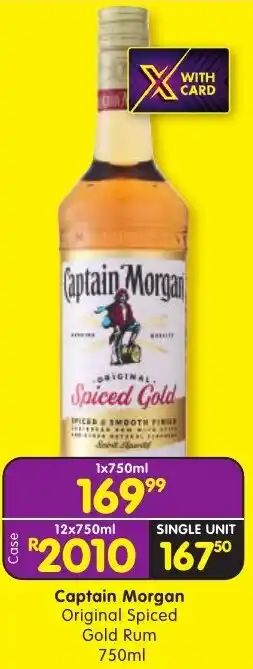 Shoprite Liquor Captain Morgan Original Spiced Gold Rum offer