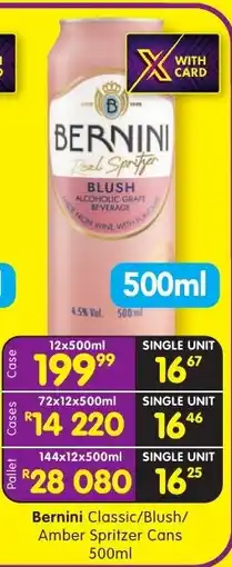 Shoprite Liquor Bernini Blush offer