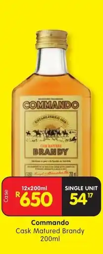 Shoprite Liquor Commando Cask Matured Brandy offer